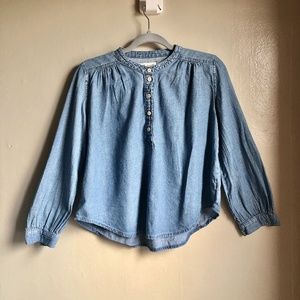 Denim Madewell summer blouse size M